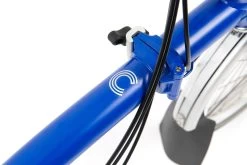Brompton C Line Utility - 3-Speed - Mid Bar - Standard Seatpost - 16" Folding Bike - 2022 - Picadilly Blue Matt -Cycle Parts Shop c line explore 6 speed mid bar standard seatpost picadilly blue matt 7 1215547