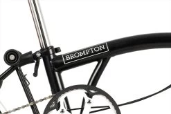 Brompton C Line Utility - 3-Speed - High Bar - Extended Seatpost - 16" Folding Bike - 2022 - Black Matt -Cycle Parts Shop c line utility 3 speed high bar extended seatpost black matt 5 1216930