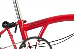 Brompton C Line Utility - 3-Speed - High Bar - Telescopic Seatpost - 16" Folding Bike - 2022 - House Red Matt -Cycle Parts Shop c line utility 3 speed high bar extended seatpost house red matt 5 1217182 1