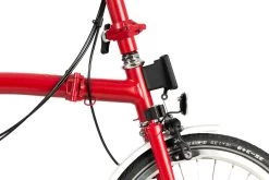 Brompton C Line Utility - 3-Speed - High Bar - Telescopic Seatpost - 16" Folding Bike - 2022 - House Red Matt -Cycle Parts Shop c line utility 3 speed high bar extended seatpost house red matt 6 1217183