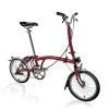 Brompton C Line Utility - 3-Speed - High Bar - Telescopic Seatpost - 16" Folding Bike - 2022 - House Red Matt -Cycle Parts Shop c line utility 3 speed high bar telescopic seatpost house red matt 1 1217814
