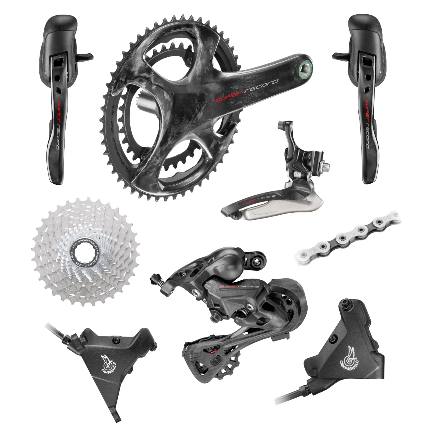 Campagnolo® Campagnolo Super Record Groupset 2x12-speed - Hydraulic Disc Brake - Flat Mount 3 Campagnolo® Campagnolo Super Record Groupset 2x12-speed - Hydraulic Disc Brake - Flat Mount