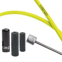 Capgo Blue Line Cable Set For Dropper Posts - Neon Yellow