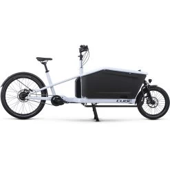CUBE CARGO DUAL HYBRID 1000 - Electric Cargo Bike - 2023 - Flashwhite / Black