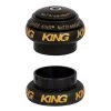 Chris-king Chris King NoThreadSet Grip Lock Tapered Headset - EC34/28.6 | EC44/33 - Bold Logo Print - Two Tone Black / Gold -Cycle Parts Shop chrisking nothreadsettwotone black gold 1016814