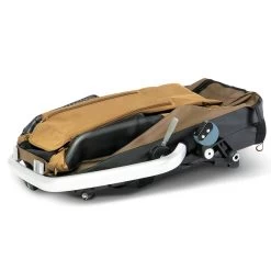 Croozer Dog Enna - Bike Trailer For Dogs - Sundown Yellow -Cycle Parts Shop croozer dog enna fahrradanhaenger hunde yellow gefaltet 1275036