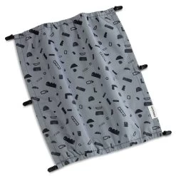 Croozer Sun Cover For Kid Vaaya 2 / Kid Keeke 2 Bike Trailer - Graphite Blue/collection