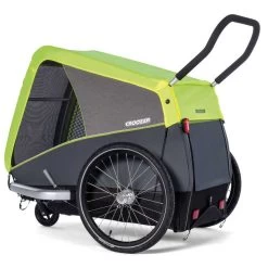 Croozer Rain Cover For Bike Trailer Dog Jokke / Dog XL - Lightning Yellow -Cycle Parts Shop croozer regenverdeck dog jokke 5 996530