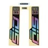 RockShox Decal Kit For 27.5/29" SID SL Ultimate - Gloss Rainbow Foil For High Gloss Black (2021) -Cycle Parts Shop decal kit sid sl ultimate rainbow foil high gloss black 1210142