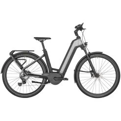 Bergamont E-VILLE EDITION - Easy Entry Electric City Bike - 2023 - Shiny Flaky Silver