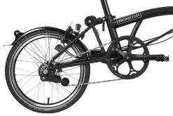 Brompton Electric C Line Explore - 6-Speed - High Bar - Telescopic Seatpost - 16" Electric Folding Bike - 2023 - Matt Black -Cycle Parts Shop electric c line explore 6 speed high bar extended seatpost 5 1451968 1