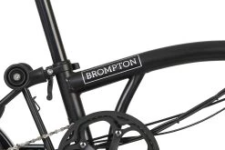 Brompton Electric C Line Explore - 6-Speed - High Bar - Telescopic Seatpost - 16" Electric Folding Bike - 2023 - Matt Black -Cycle Parts Shop electric c line explore 6 speed high bar extended seatpost 6 1451969 1