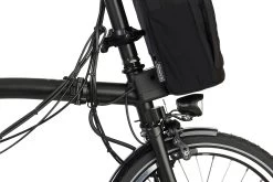 Brompton Electric C Line Explore - 6-Speed - High Bar - Telescopic Seatpost - 16" Electric Folding Bike - 2023 - Matt Black -Cycle Parts Shop electric c line explore 6 speed high bar extended seatpost 7 1451970 1