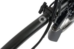 Brompton Electric C Line Explore - 6-Speed - High Bar - Telescopic Seatpost - 16" Electric Folding Bike - 2023 - Matt Black -Cycle Parts Shop electric c line explore 6 speed high bar extended seatpost 8 1451971 1
