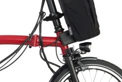 Brompton Electric C Line Explore - 6-Speed - High Bar - Extended Seatpost - 16" Electric Folding Bike - 2023 - House Red Matt -Cycle Parts Shop electric c line explore 6 speed high bar extended seatpost house red 7 1452405