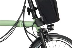 Brompton Electric C Line Explore - 6-Speed - High Bar - Extended Seatpost - 16" Electric Folding Bike - 2023 - Matcha Green -Cycle Parts Shop electric c line explore 6 speed high bar extended seatpost matcha green 7 1452235 2