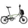 Brompton Electric C Line Explore - 6-Speed - Mid Bar - Standard Seatpost - 16" Electric Folding Bike - 2023 - Matcha Green -Cycle Parts Shop electric c line explore 6 speed mid bar standart seatpost matcha green 1 1452806
