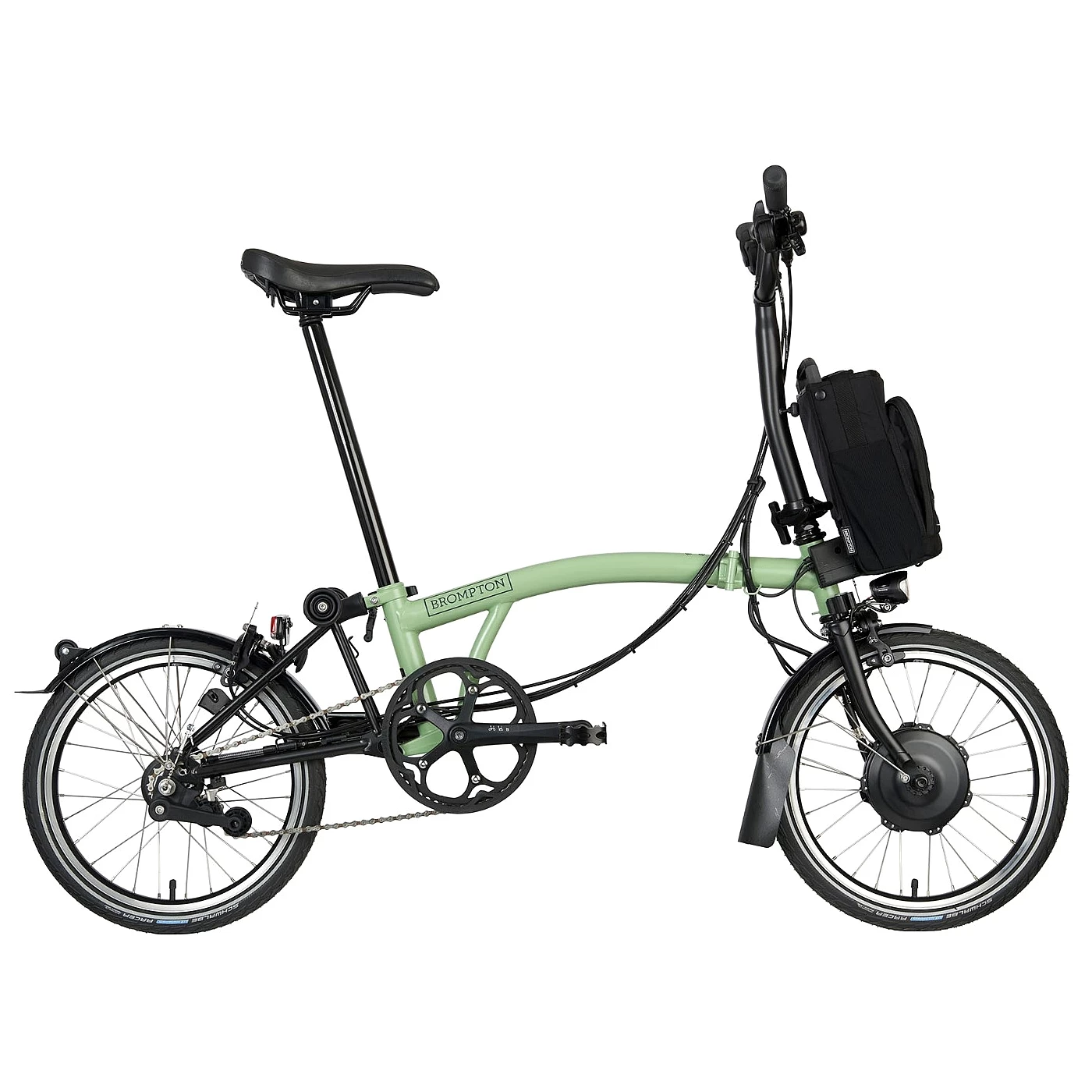 Brompton Electric C Line Explore - 6-Speed - Mid Bar - Standard Seatpost - 16" Electric Folding Bike - 2023 - Matcha Green 3 Brompton Electric C Line Explore - 6-Speed - Mid Bar - Standard Seatpost - 16" Electric Folding Bike - 2023 - Matcha Green