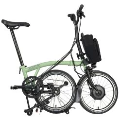 Brompton Electric C Line Explore - 6-Speed - Mid Bar - Standard Seatpost - 16" Electric Folding Bike - 2023 - Matcha Green 12 Brompton Electric C Line Explore - 6-Speed - Mid Bar - Standard Seatpost - 16" Electric Folding Bike - 2023 - Matcha Green -Cycle Parts Shop electric c line explore 6 speed mid bar standart seatpost matcha green 3 1452808