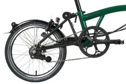 Brompton Electric C Line Explore - 6-Speed - Mid Bar - Standard Seatpost - 16" Electric Folding Bike - 2023 - Racing Green -Cycle Parts Shop electric c line explore 6 speed mid bar standart seatpost racing green 5 1452917