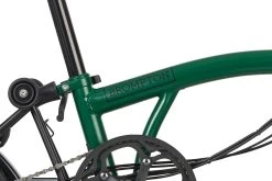 Brompton Electric C Line Explore - 6-Speed - Mid Bar - Standard Seatpost - 16" Electric Folding Bike - 2023 - Racing Green -Cycle Parts Shop electric c line explore 6 speed mid bar standart seatpost racing green 6 1452918