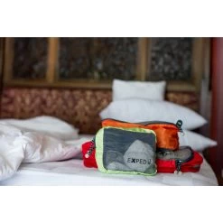 Exped Mesh Organiser UL Stuff Bag - XL - Cyan -Cycle Parts Shop exped in action 368 1210257