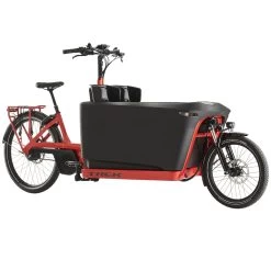Trek Fetch+ 4 Electric Cargo Bike - 2023 - Lava -Cycle Parts Shop fetchplus4 2 portrait 1335064