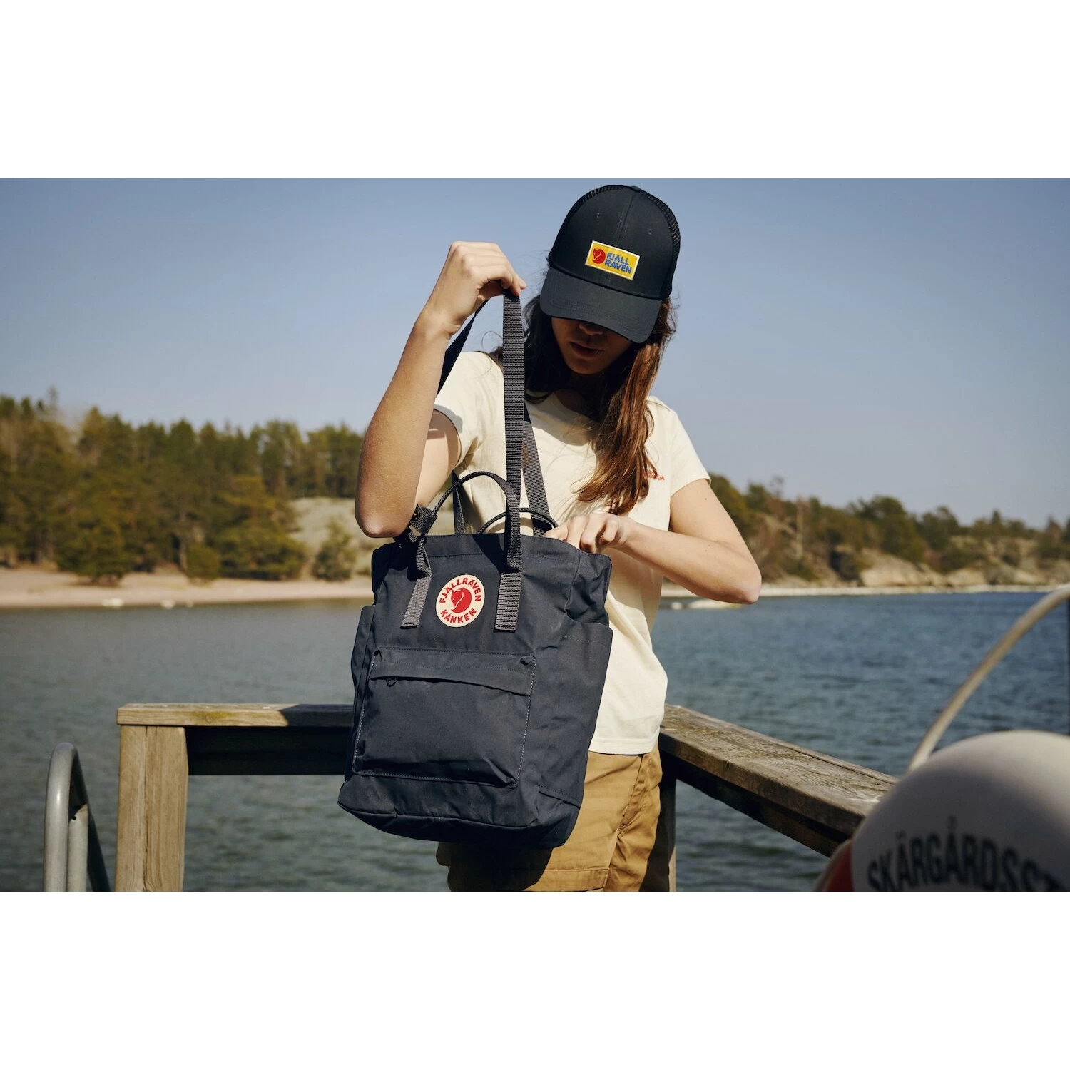 FJÄLLRÄVEN Fjällräven Kånken Totepack Bag 14L - Navy 13 FJÄLLRÄVEN Fjällräven Kånken Totepack Bag 14L - Navy - Image 11