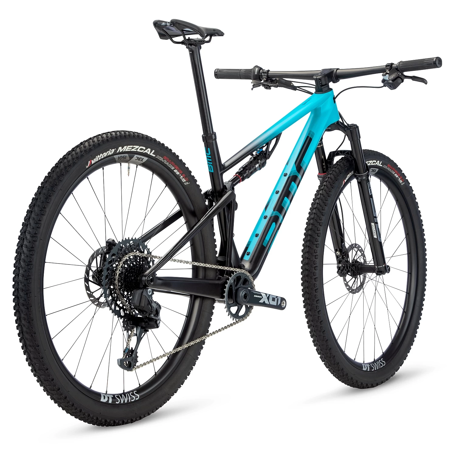 BMC FOURSTROKE 01 ONE - 29" Carbon Mountainbike - 2023 - Turquoise / Black 5 BMC FOURSTROKE 01 ONE - 29" Carbon Mountainbike - 2023 - Turquoise / Black - Image 3