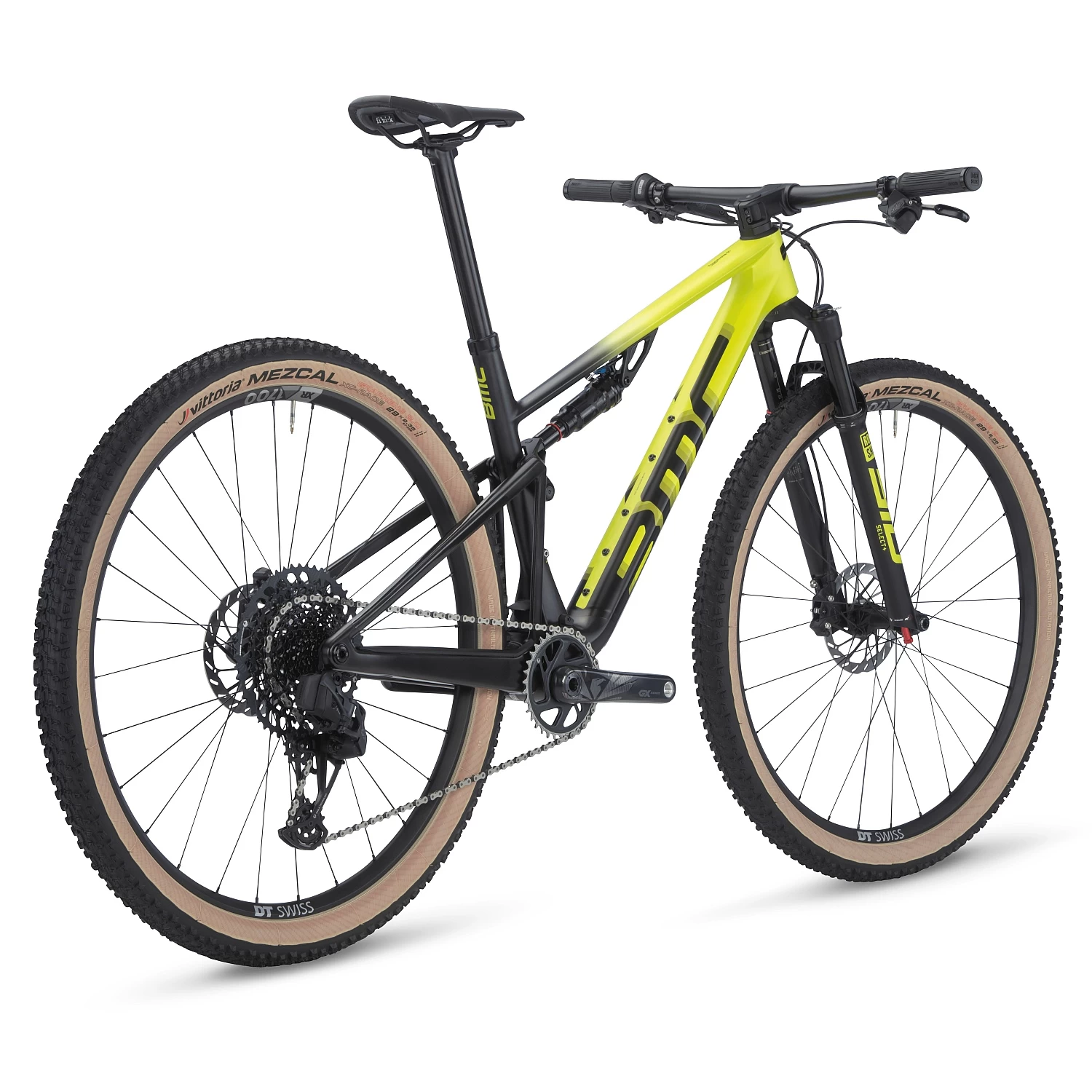 BMC FOURSTROKE 01 TWO - 29" Carbon Mountainbike - 2023 - Acid Yellow / Carbon 5 BMC FOURSTROKE 01 TWO - 29" Carbon Mountainbike - 2023 - Acid Yellow / Carbon - Image 3
