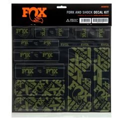 FOX CUSTOM Decal Kit For Fork & Rear Shock - Olive