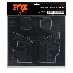 FOX CUSTOM Decal Kit For Fork & Rear Shock - Stealth Black