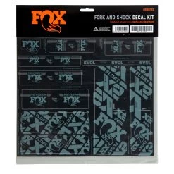 FOX CUSTOM Decal Kit For Fork & Rear Shock - Storm Blue