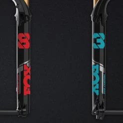 FOX CUSTOM Decal Kit For Fork & Rear Shock - Stealth Black -Cycle Parts Shop fox decal ride fox banner 1120673 1