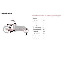 Trek Fetch+ 4 Electric Cargo Bike - 2023 - Lava -Cycle Parts Shop geo 1335046