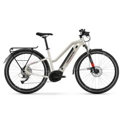 Haibike Trekking 4 I500Wh - 27.5" Women Electric Trek Bike - 2022 - Desert/white