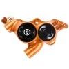 Hope RX4+ Caliper - Flat Mount - DOT - Orange -Cycle Parts Shop hbspc71c rx4 caliper complete fm std dot orange 1012123
