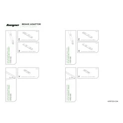 Hope Adaptor L PM To PM Front Wheel +20mm -Cycle Parts Shop hope brake adaptor mounts 2021 02 1123893 1