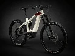 Haibike HYBE 9 I750Wh - 29"/27.5" Electric Mountain Bike - 2024 - Matt Gloss Grey Red -Cycle Parts Shop hybe 6 1572307