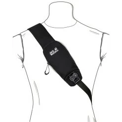 Jack Wolfskin Delta Bag Air Slingbag - Black -Cycle Parts Shop jack wolfskin delta bag air slingbag black 25 1291085