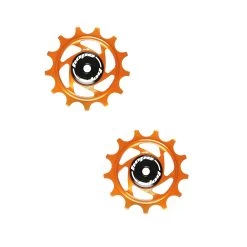 Hope Derailleur Pulleys - 12-speed - 13 Teeth (Pair) -Cycle Parts Shop jockey wheels 13t orange 1471100