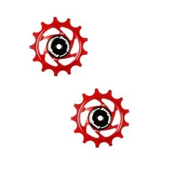 Hope Derailleur Pulleys - 12-speed - 13 Teeth (Pair) -Cycle Parts Shop jockey wheels 13t red 1471102