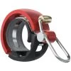 Knog Oi Luxe Bell - Black/red 2 Knog Oi Luxe Bell - Black/red -Cycle Parts Shop knog oi luxe le pearl red small 864475