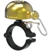 Lezyne Classic Brass Bell - Hard Mount - Brass-black