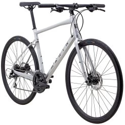 Marin FAIRFAX 2 - Fitness Bike - 2023 - Gloss Silver / Black -Cycle Parts Shop marin fairfax 2 silver 02 1294297