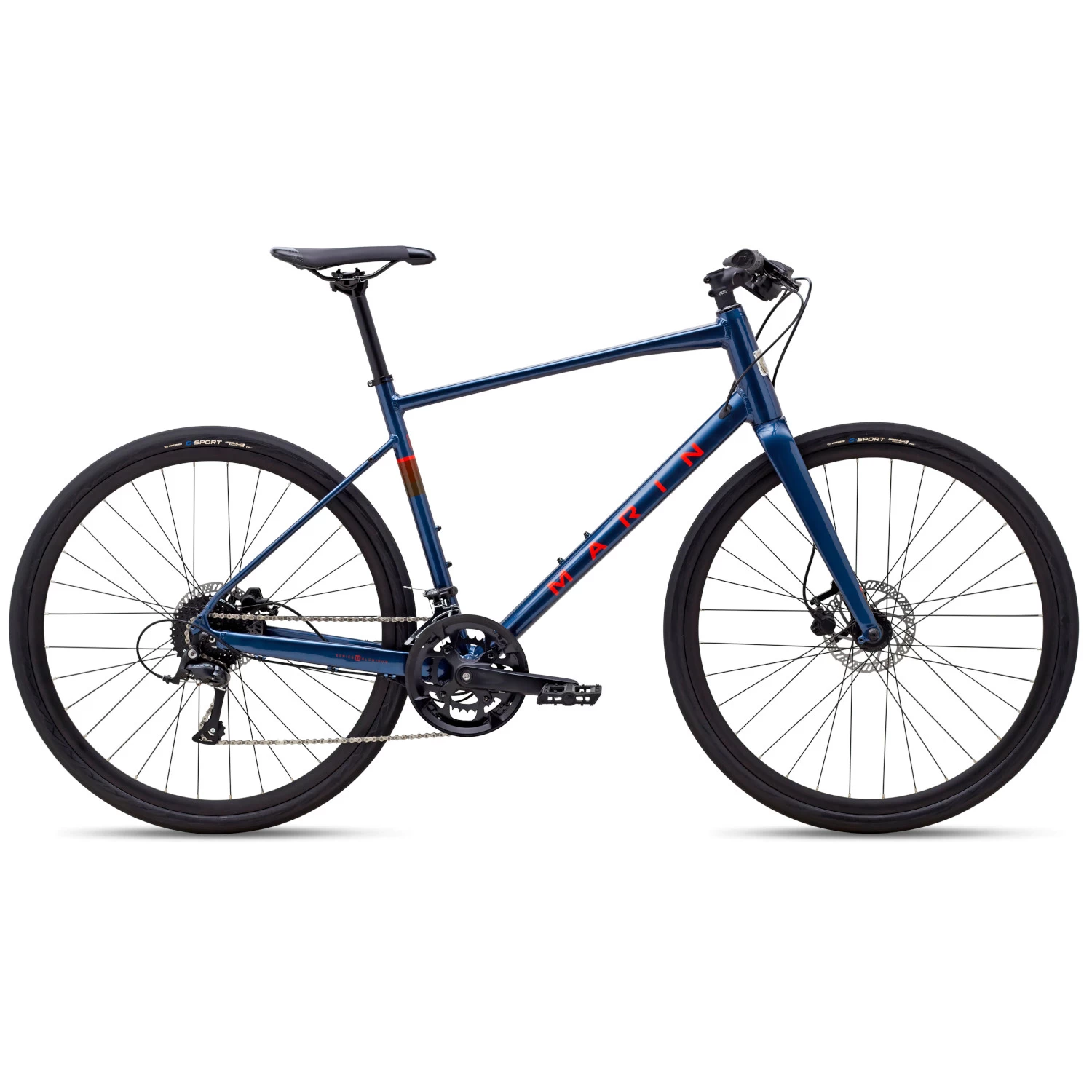 Marin FAIRFAX 3 - Fitness Bike - 2023 - Gloss Dark Blue / Roarange 3 Marin FAIRFAX 3 - Fitness Bike - 2023 - Gloss Dark Blue / Roarange