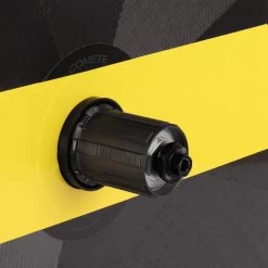 Mavic Comete Road WTS Rear Disc Wheel - 28" | Carbon - Tubular | QR - Black -Cycle Parts Shop mavic comete road wts rear tubular disc wheel with tire black2 1277760