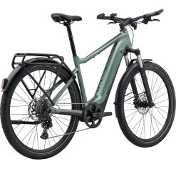 Giant EXPLORE E+ 1 GTS - Mens Electric Trek Bike - 2023 - Misty Forest -Cycle Parts Shop my23exploreeplus1dd coloramistyforest rear 1486723
