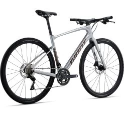 Giant FASTROAD AR ADVANCED 1 - Carbon Fitness Bike - 2023 - Silver -Cycle Parts Shop my23fastroadaradvanced1colora silver rear 1515114