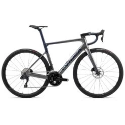 Orbea ORCA M30iLTD PWR - 105 Di2 Carbon Road Bike - 2023 - Glitter Anthracite - Blue (gloss)